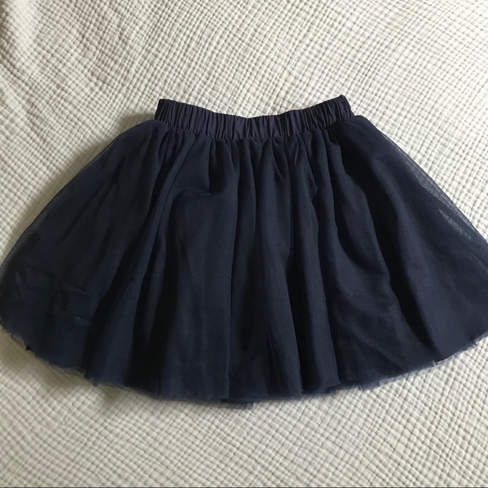 Hanna Andersson Navy Tulle Skirt Size 5